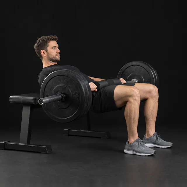 A person doing hip thrusts